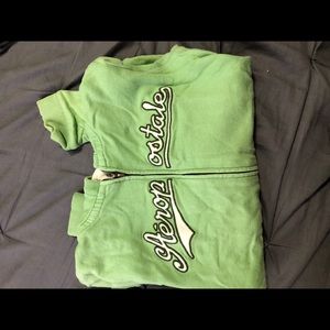 Green Aeropostale zip up hoodie